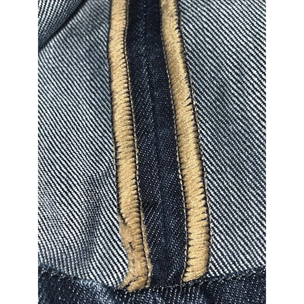 Fidelity Jeans Mens Blue Distressed Calvary‎ Selvedge Seam 50-11/33 Denim